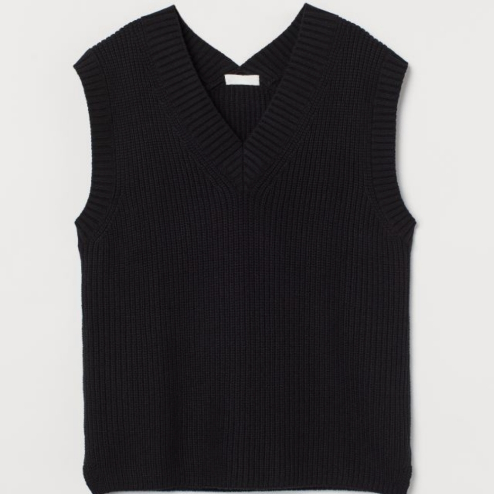 Knitted Oversized Vest